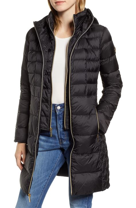 packable hooded down parka with vest inset michael michael kors|michael michael kors hooded packable down puffer coat.